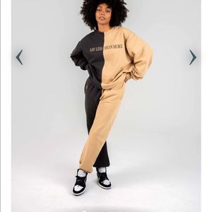 Say less mean more Mayfair Sweatsuit! Brand new never worn!